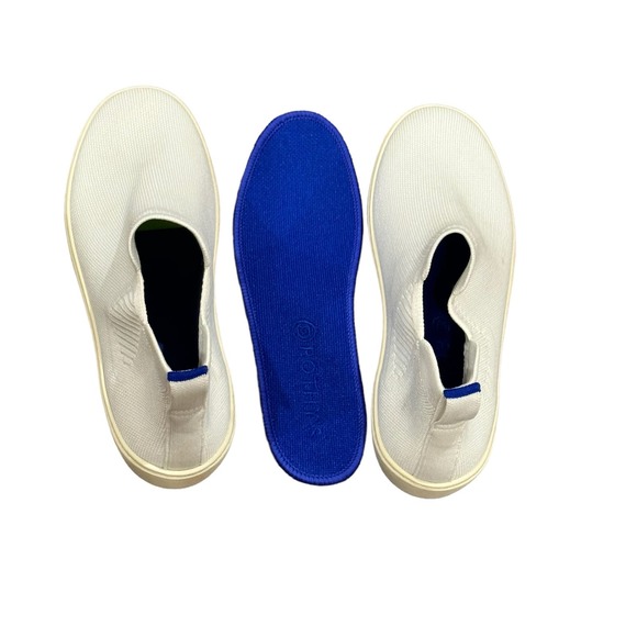 Rothy’s Women's The Chelsea Boot in White Flat Sneaker Shoes Size 8 NWOB - Picture 8 of 10